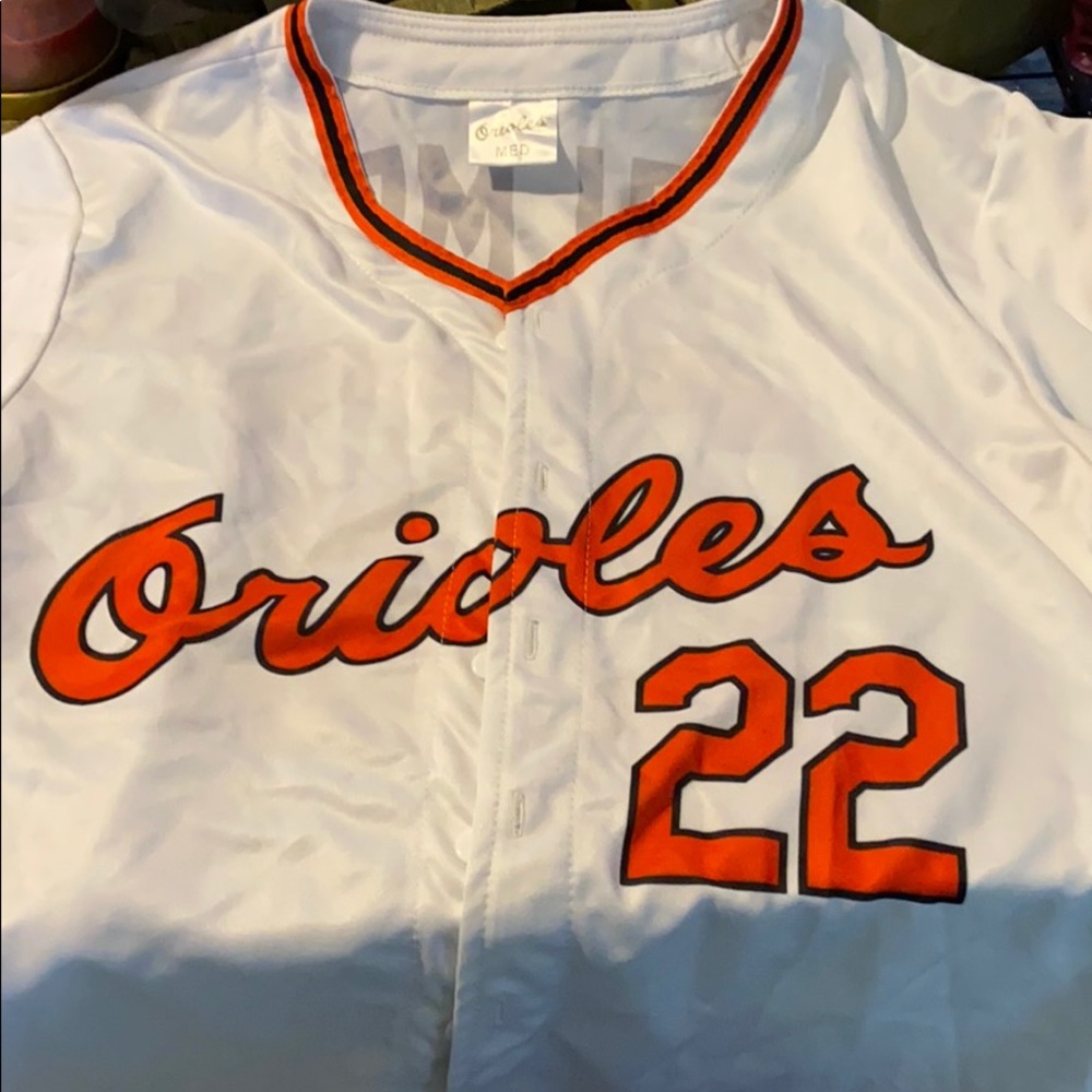 Palmer 22 Orioles button up jersey